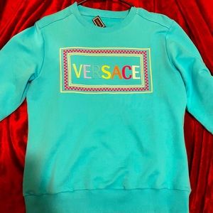 Versace Logo Print Sweater
